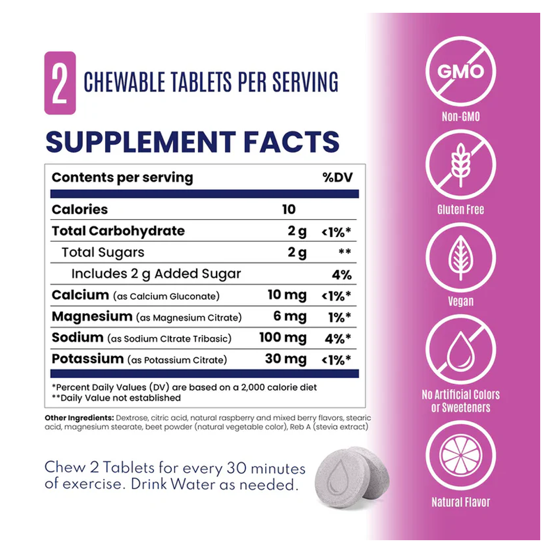 SaltStick FastChews c/10 Mixed Berry