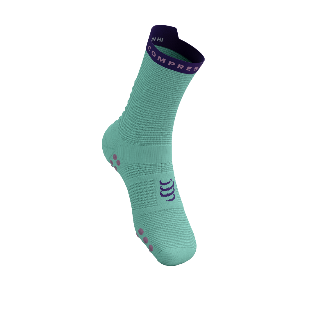 Pro Racing Socks v4.0 Run High - SHELL BLUE/PURPLE