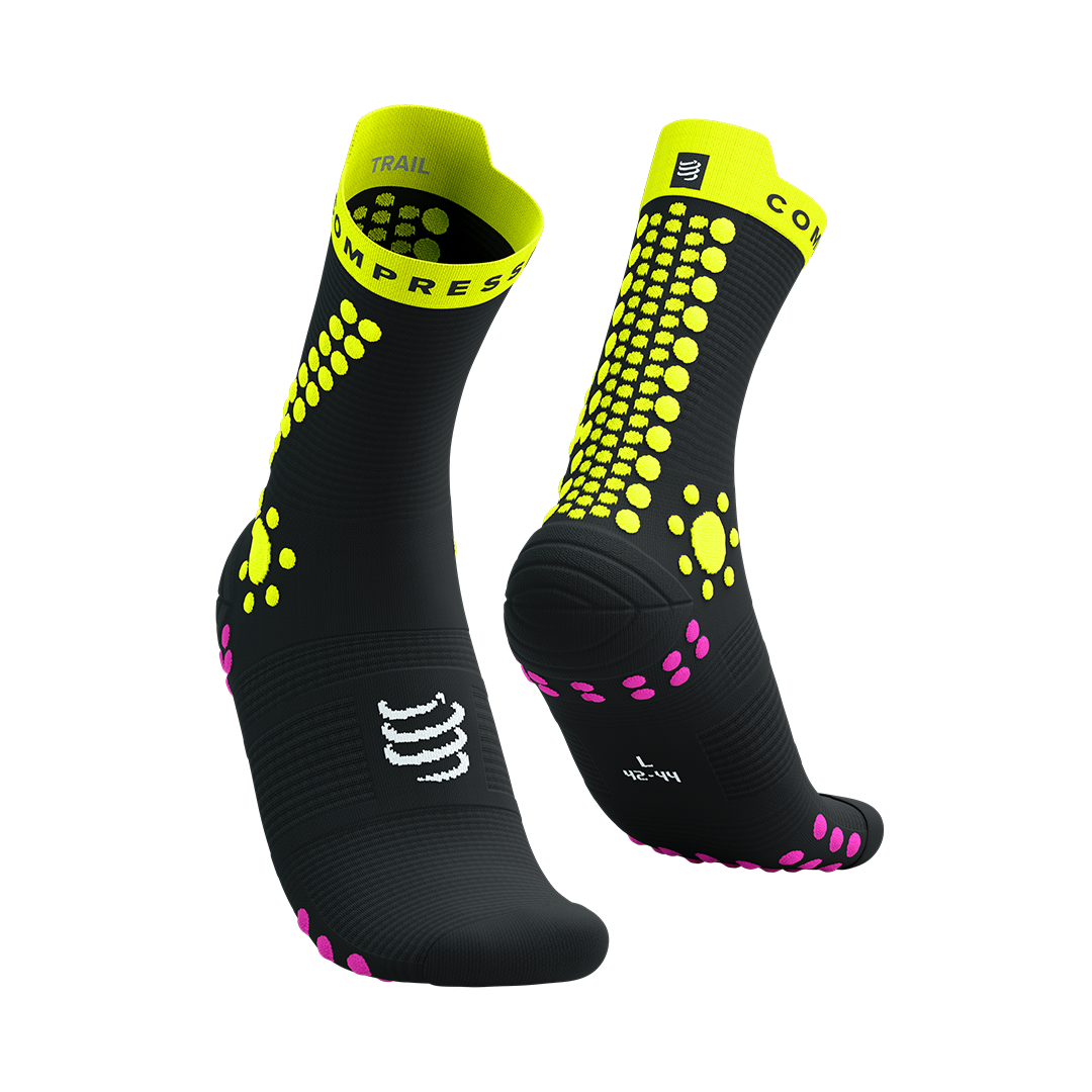 Pro Racing Socks Trail Black/ Safe Yellow