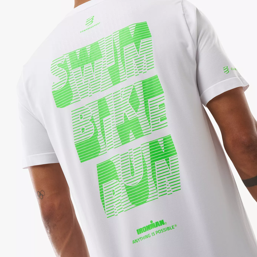 Training Tshirt - Ironman 2026 - Neon Green/White
