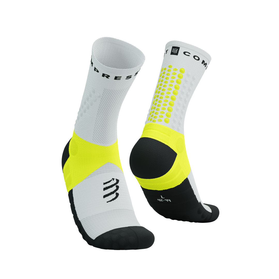 Ultra Trail Socks V2.0 WHITE/SAFE YELLOW