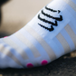 Aero Socks - White Safe Yellow Neo Pink