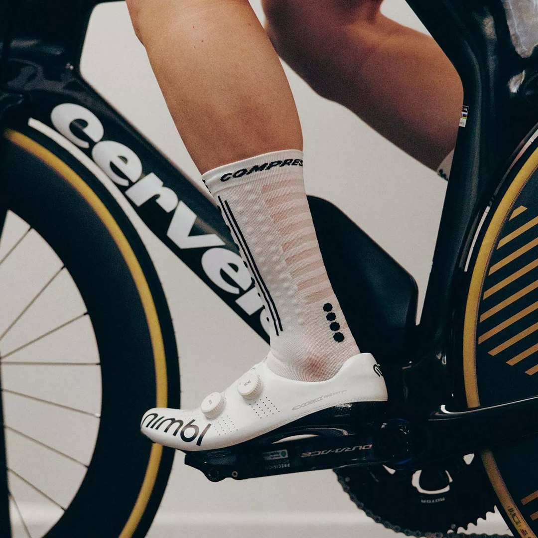 AERO SOCKS 2.0 WHITE/BLACK