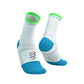 Pro Marathon Socks V2.0 -WHITE/NORSE BLUE/NEON GREEN