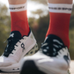 PRO-RACING SOCKS RUN HI RED WHITE