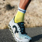 PRO-RACING SOCKS RUN HI SAFE YELLOW WHITE