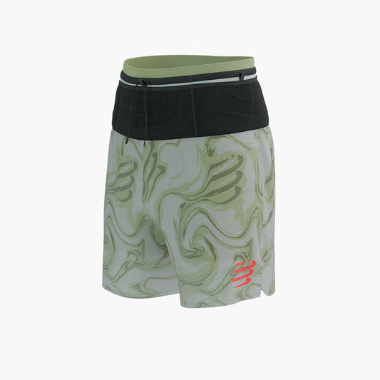 TRAIL RACING 2-IN-1 SHORT M GREEN CAMO