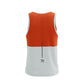 Performance Singlet M - Tigerlily/Star White