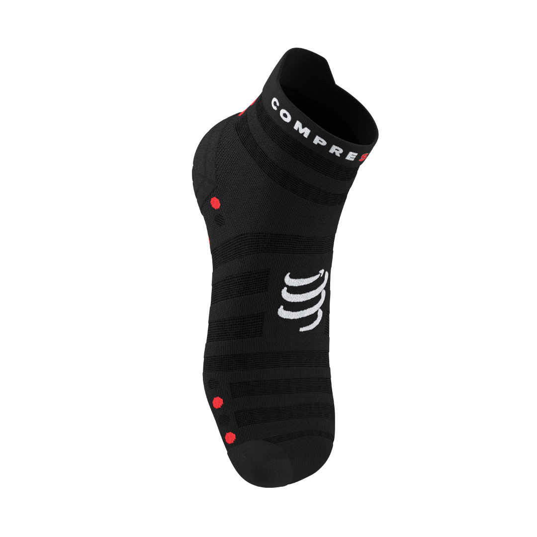 Pro Racing Socks v4.0 Ultralight Run Low BLACK RED