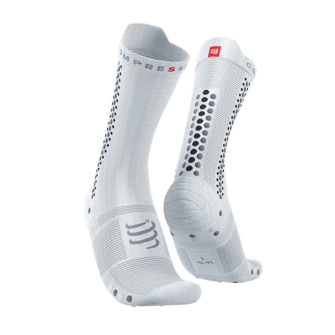 Pro Racing Socks Bike White Alloy