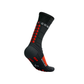 Pro Racing Socks Winter Run - Black/High Risk Red