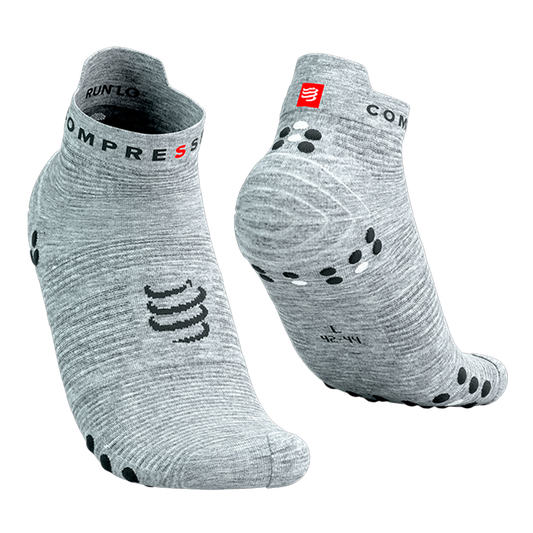 PRO RACING SOCKS RUN LOW GREY MELANGE