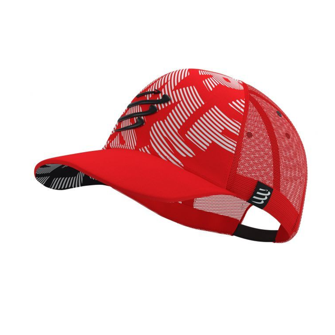 Trucker Cap Red White